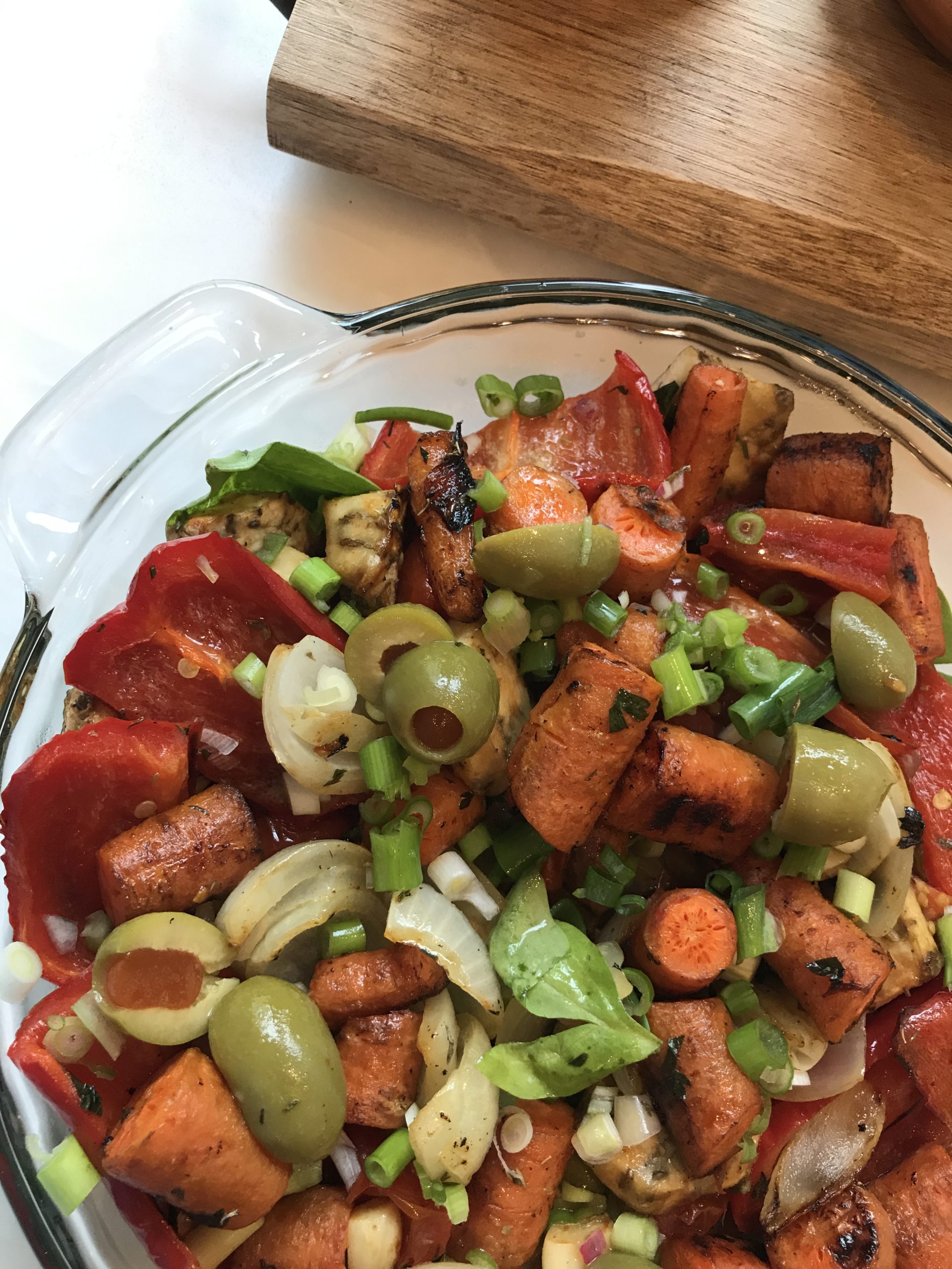 Gardener in the Kitchen. Roasted Vegetable Salad