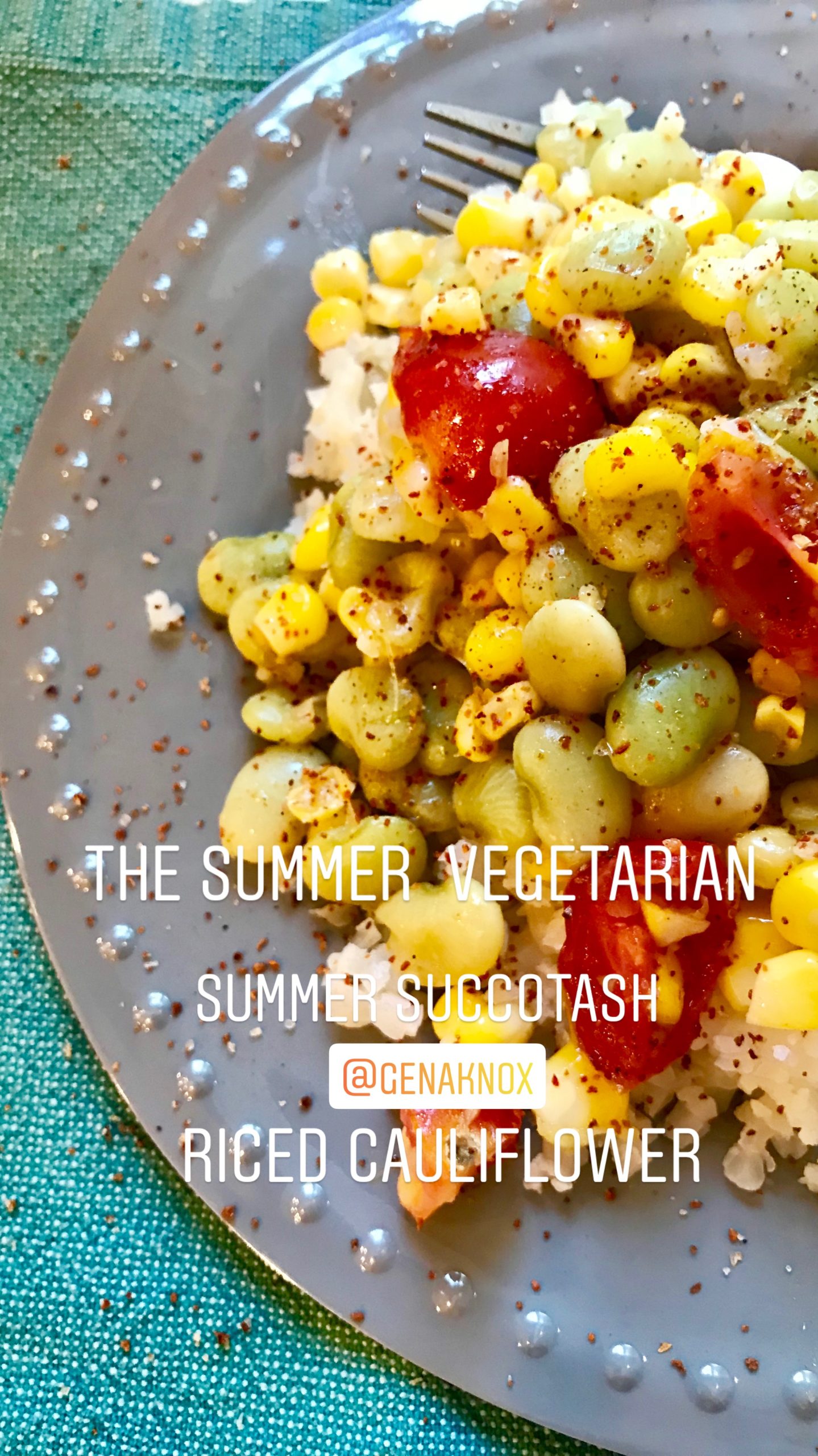 The Summer Vegetarian: Summer Succotash