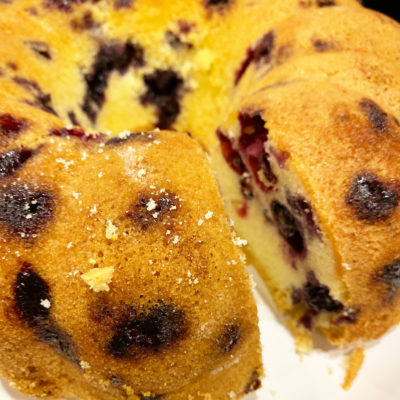 Best Blueberry Pound Cake Recipe Ever.